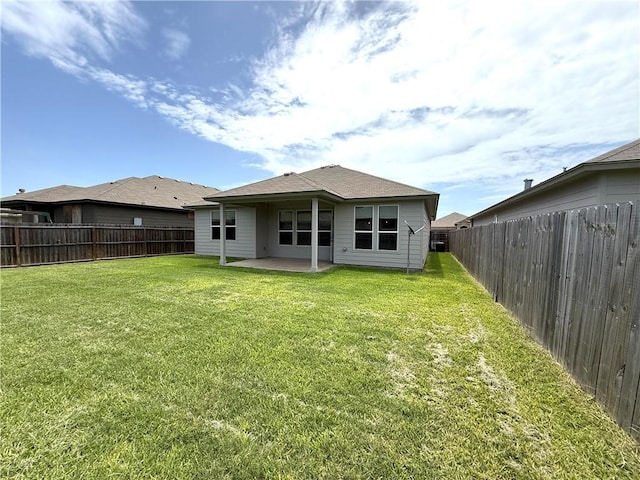 1030 Ocean Breeze St, Portland, TX 78374 - rear view of house featuring a patio and a fenced backyard