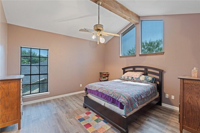 7033 Chiswick Dr, Corpus Christi, TX 78413 - bedroom featuring wood finished floors, baseboards, and ceiling fan