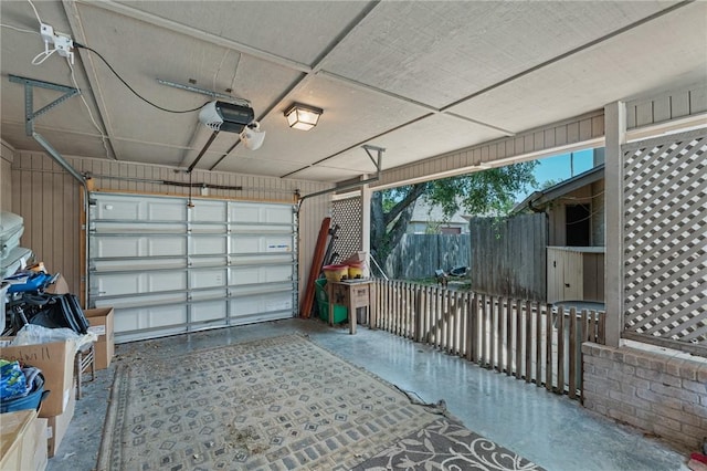 7033 Chiswick Dr, Corpus Christi, TX 78413 - garage featuring a garage door opener