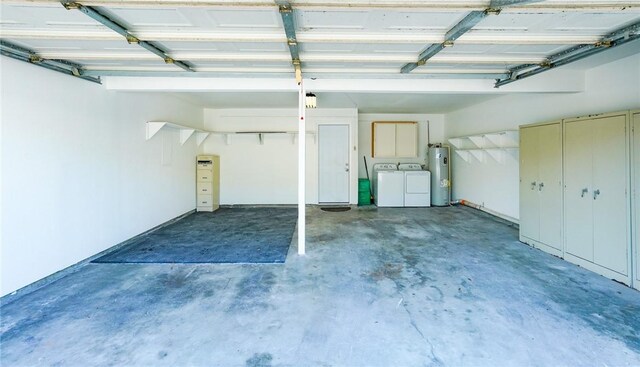 garage with central AC