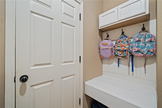 view of mudroom