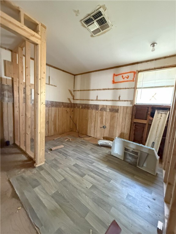 interior space featuring hardwood / wood-style floors