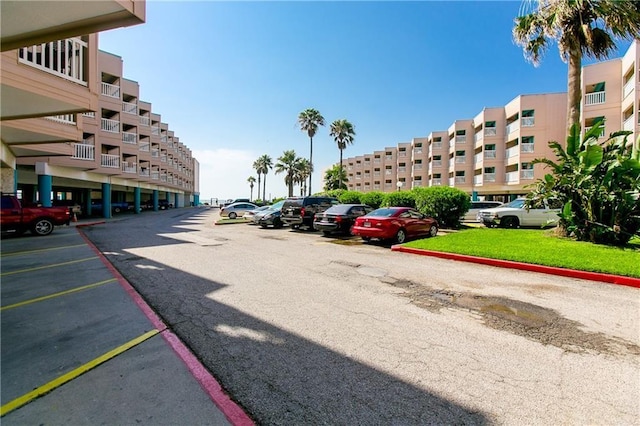 view of vehicle parking