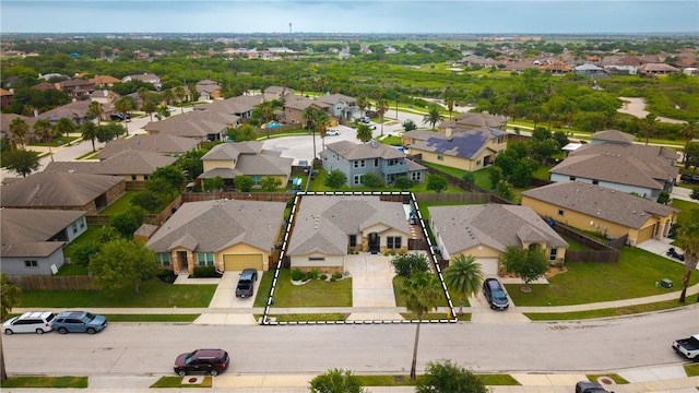 7622 Neches Dr, Corpus Christi, TX 78414 - aerial view of residential area with property parcel outlined