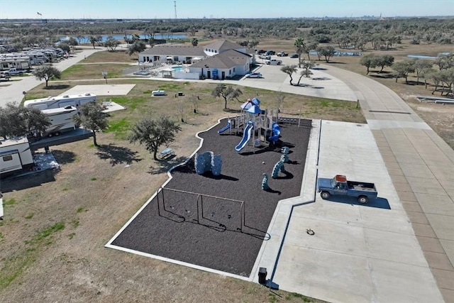 77 Augusta Cir, Aransas Pass, TX 78336 - aerial perspective of suburban area with a community park