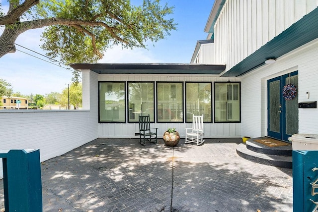 256 Melrose St, Corpus Christi, TX 78404 - view of patio / terrace with french doors and entry steps