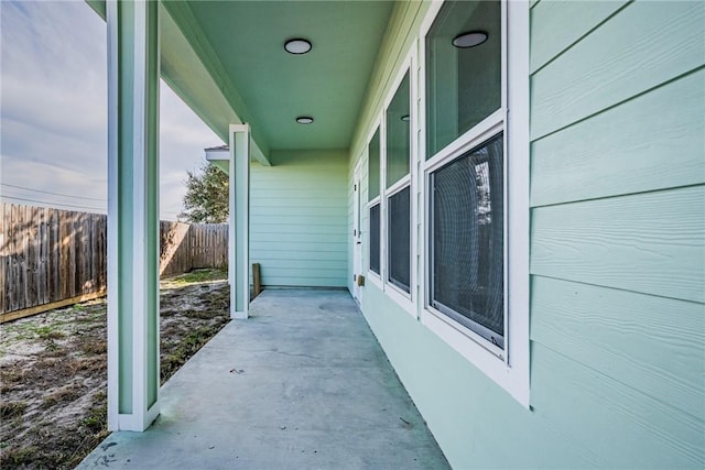 view of patio