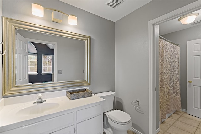 7705 Jacinto, Corpus Christi, TX 78413 - full bathroom featuring vanity, tile patterned flooring, and a shower with curtain