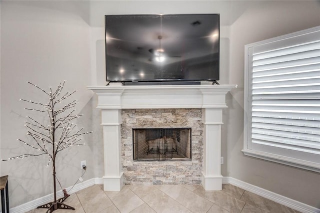 4009 Yankees Pl, Corpus Christi, TX 78414 - detailed view of a fireplace and baseboards