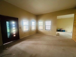 interior space with carpet and a healthy amount of sunlight