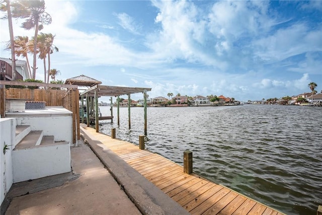13765 Eaglesnest Bay Dr, Corpus Christi, TX 78418 - dock area featuring a water view