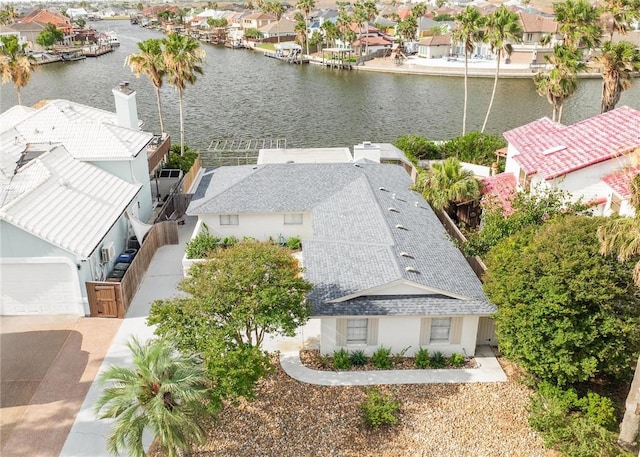13765 Eaglesnest Bay Dr, Corpus Christi, TX 78418 - aerial perspective of suburban area with a nearby body of water