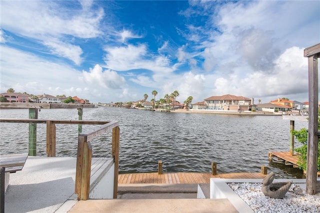 13765 Eaglesnest Bay Dr, Corpus Christi, TX 78418 - dock with a water view and a residential view