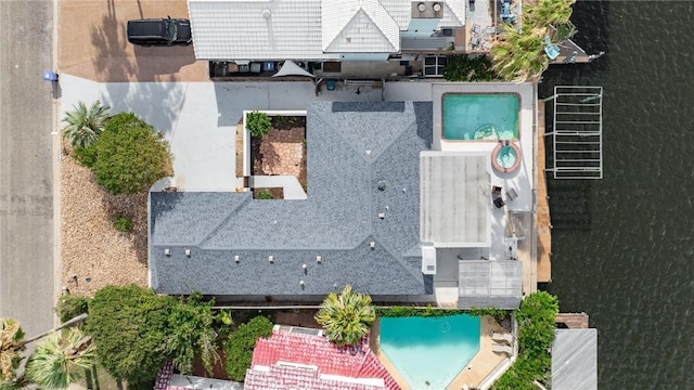 13765 Eaglesnest Bay Dr, Corpus Christi, TX 78418 - view from above of property with a pool