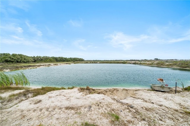 view of water feature