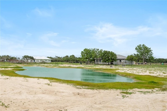 view of property's community featuring a water view