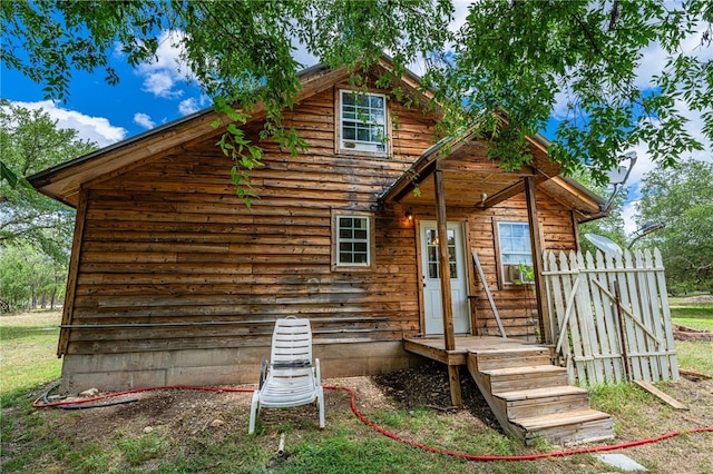 view of back of property