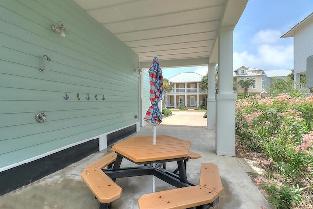 view of patio / terrace with outdoor dining area