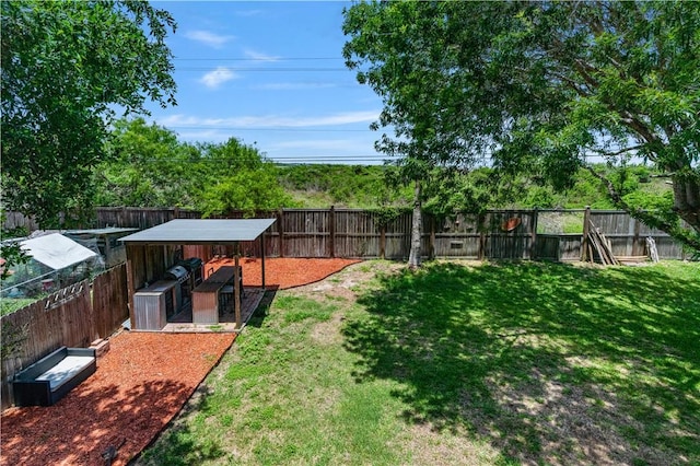 266 Lola Johnson Rd, Corpus Christi, TX 78418 - view of yard