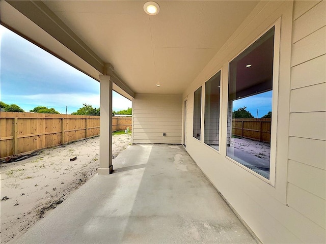 3405 Tanzanite Dr, Corpus Christi, TX 78414 - fenced backyard with a patio