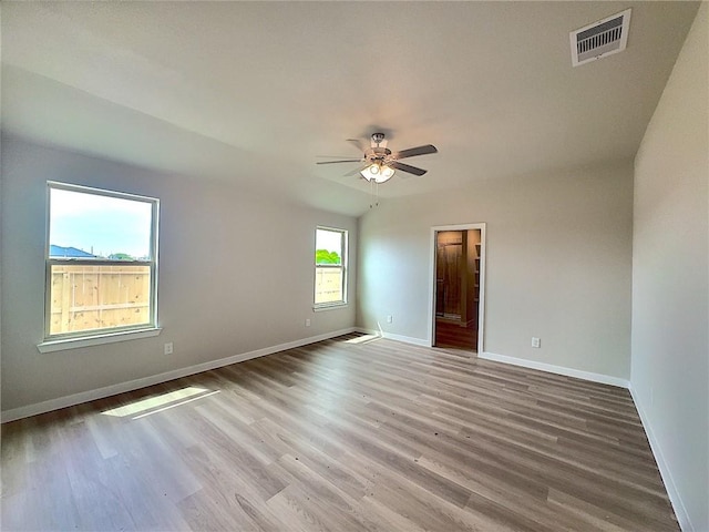 3405 Tanzanite Dr, Corpus Christi, TX 78414 - spare room with a ceiling fan and wood finished floors