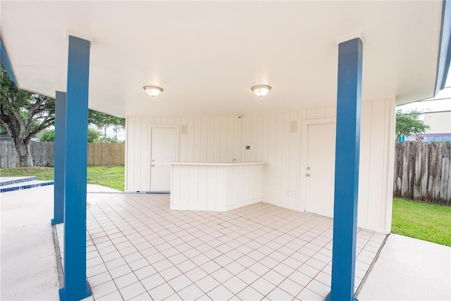 6714 Long Meadow Dr, Corpus Christi, TX 78413 - fenced backyard featuring a patio area