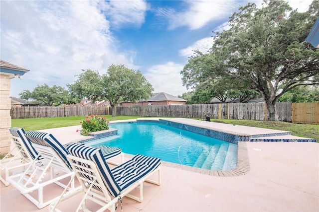 6714 Long Meadow Dr, Corpus Christi, TX 78413 - view of pool featuring a fenced backyard and a patio area