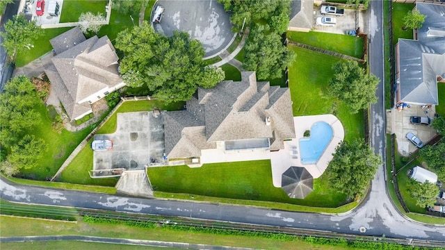 6714 Long Meadow Dr, Corpus Christi, TX 78413 - bird's eye view of a pool area