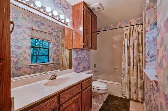 6714 Long Meadow Dr, Corpus Christi, TX 78413 - full bathroom featuring tile patterned flooring, vanity, and shower / bath combo