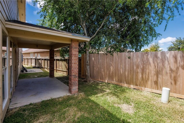 2626 Wool Dr, Corpus Christi, TX 78414 - view of yard with a patio area