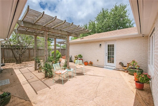 466 Coral, Corpus Christi, TX 78411 - view of patio with a pergola