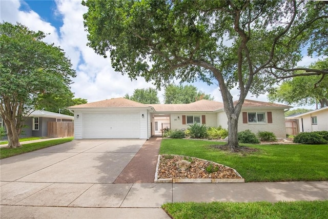466 Coral, Corpus Christi, TX 78411 - ranch-style house with concrete driveway and a garage