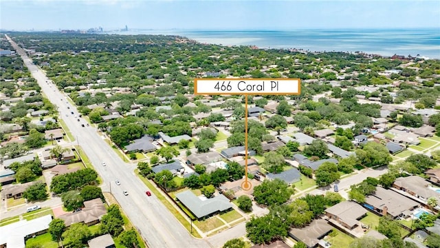 466 Coral, Corpus Christi, TX 78411 - drone / aerial view of a nearby body of water