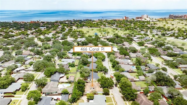 466 Coral, Corpus Christi, TX 78411 - bird's eye view of a large body of water