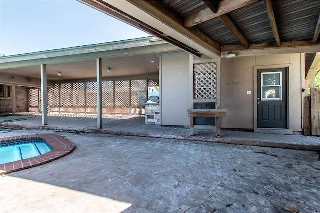 14733 Red River Dr, Corpus Christi, TX 78410 - view of patio featuring a pool