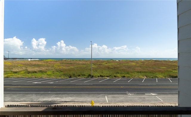 view of uncovered parking lot