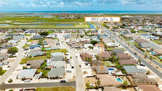 13901 Laffite Dr, Corpus Christi, TX 78418 - view of property location featuring a nearby body of water and nearby suburban area