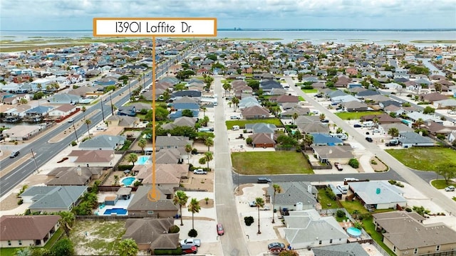 13901 Laffite Dr, Corpus Christi, TX 78418 - view of property location featuring nearby suburban area and a nearby body of water