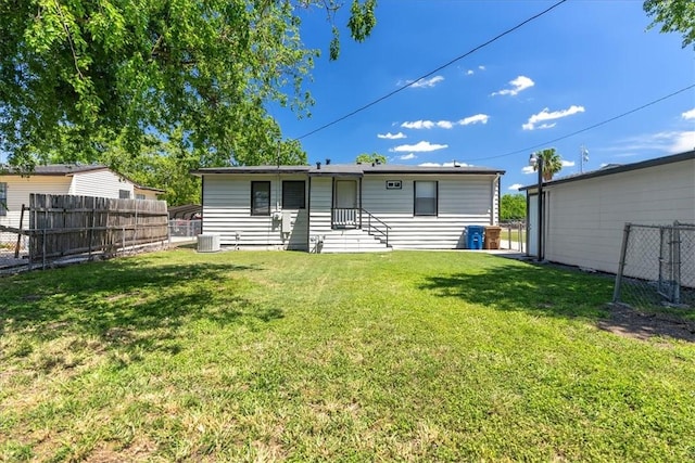 1337 Daytona Dr, Corpus Christi, TX 78415 - back of property featuring central AC unit