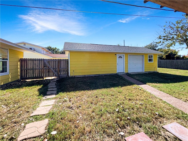 exterior space featuring a yard