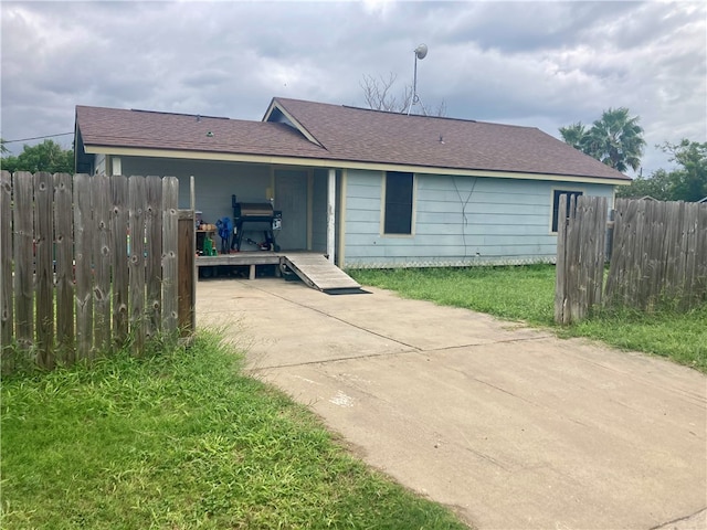 view of back of house