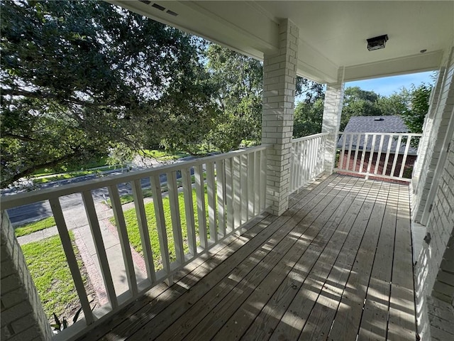 8038 Etienne Dr, Corpus Christi, TX 78414 - view of wooden terrace