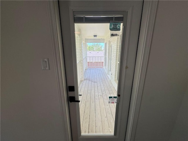 8038 Etienne Dr, Corpus Christi, TX 78414 - entryway featuring wood finished floors