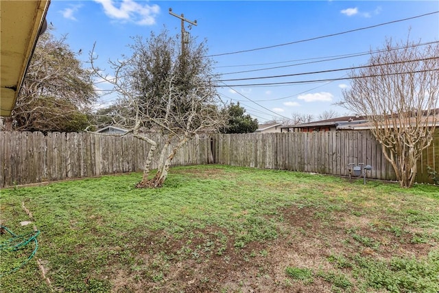 view of yard