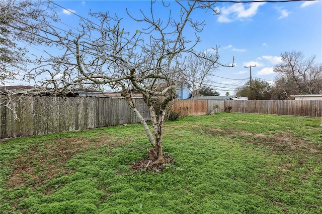 view of yard