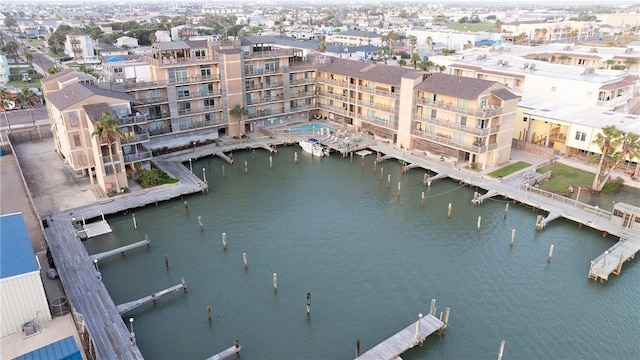 200 W Cotter Ave Unit B-3, Port Aransas, TX 78373 - aerial view of a nearby body of water