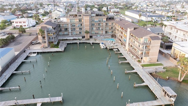 200 W Cotter Ave Unit B-3, Port Aransas, TX 78373 - drone / aerial view of a large body of water