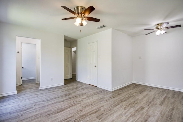 2307 Timber Ridge Dr, Portland, TX 78374 - unfurnished bedroom with wood finished floors and a ceiling fan