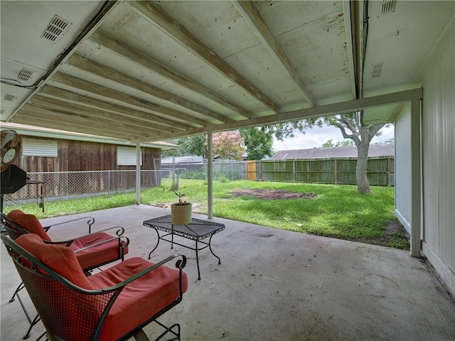 1638 Spicewood Dr, Corpus Christi, TX 78412 - fenced backyard with a patio