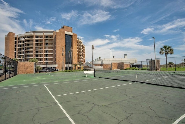 view of sport court